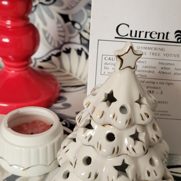 Ceramic Tea Light Tree - Picture 4 of 6